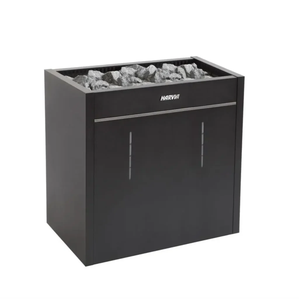 Sähkökiuas Harvia Virta Pro HL220, 21.6kW, 22-32m³, erillinen ohjaus, musta