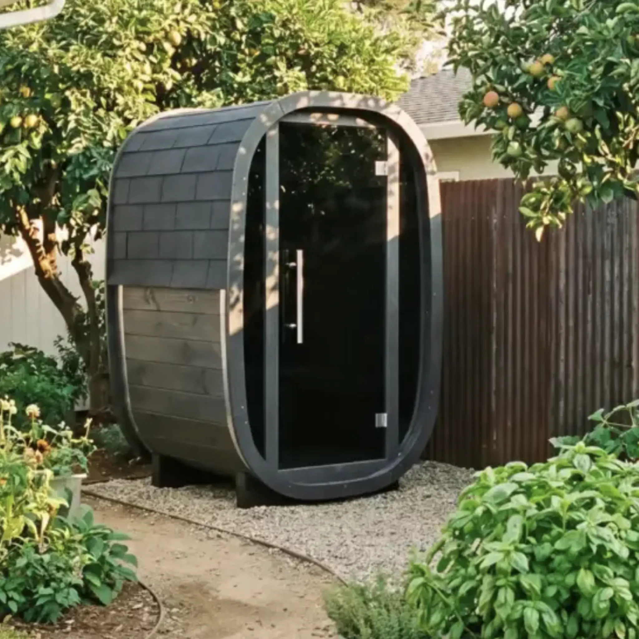 1m Solo Vertical Outdoor Sauna SM12 for 1 Person