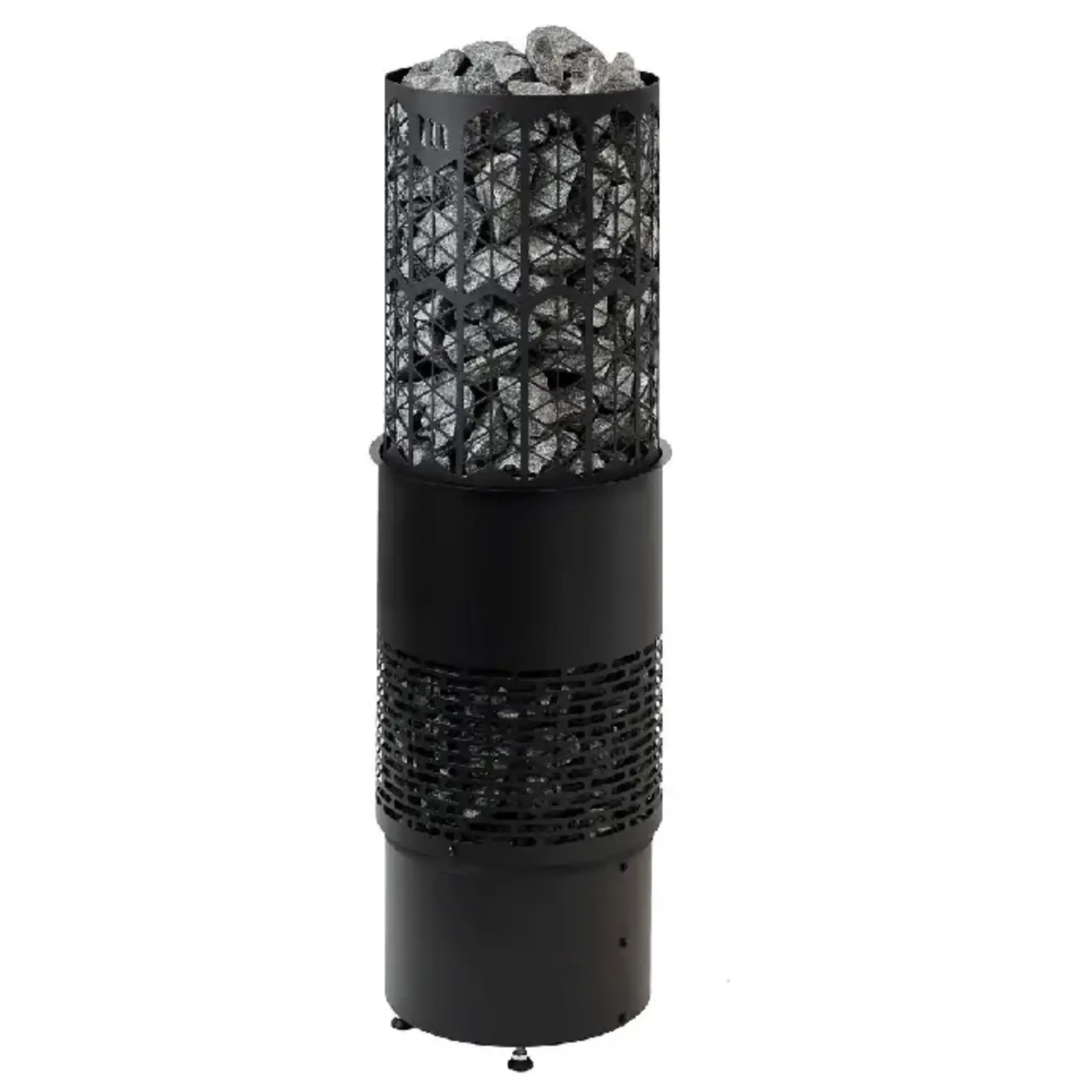 Electric sauna heater Mondex Kaira E2, 6.6 kW, 6–9 m³, separate controller, black